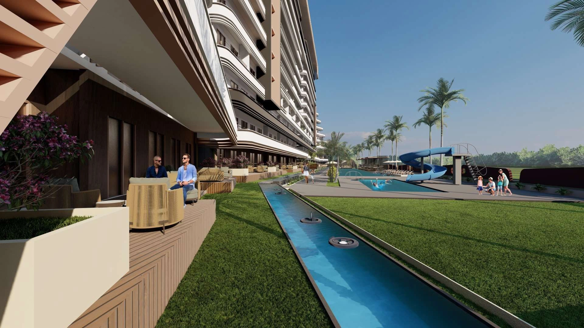 Elite project near Lara beach of Antalya, Turkey