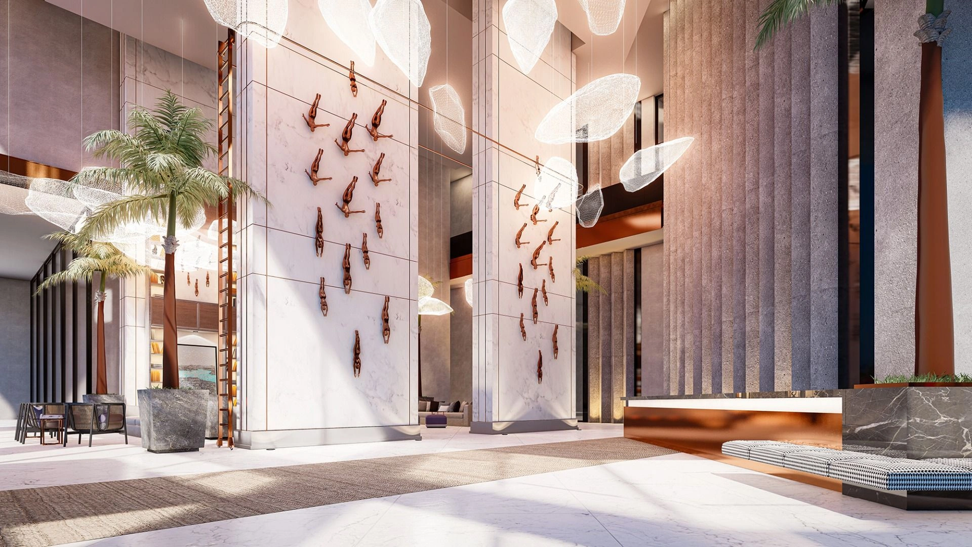 Luxurious complex in the center of Iskele