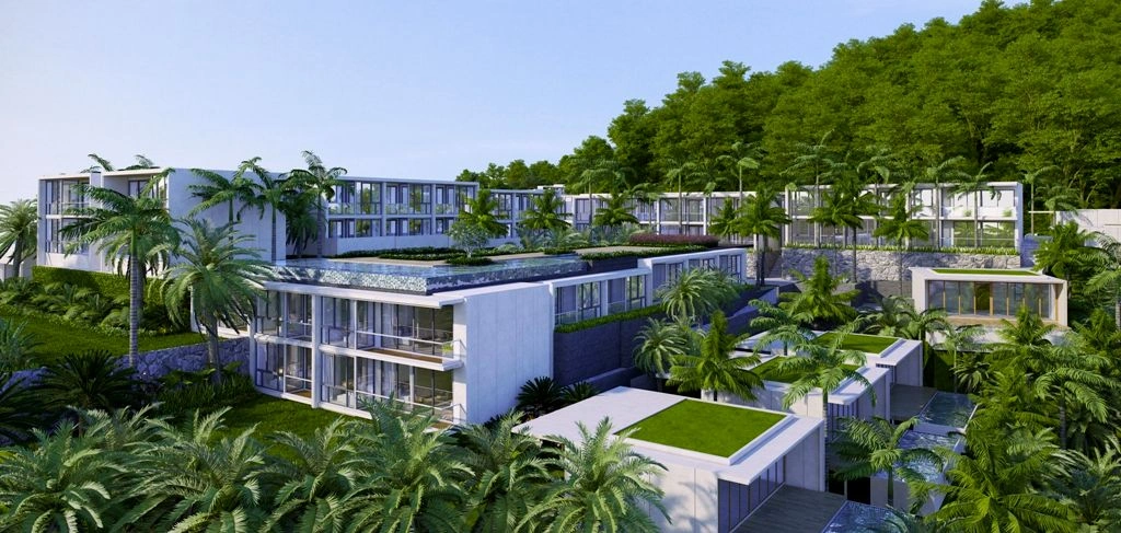 Complex of luxury condominiums and villas Phuket