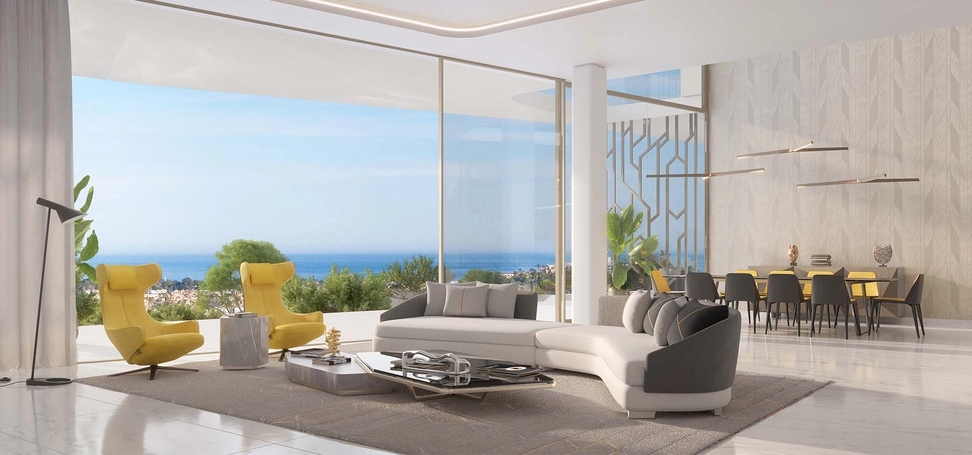 Luxury villa complex in Benahavis of Costa del Sol