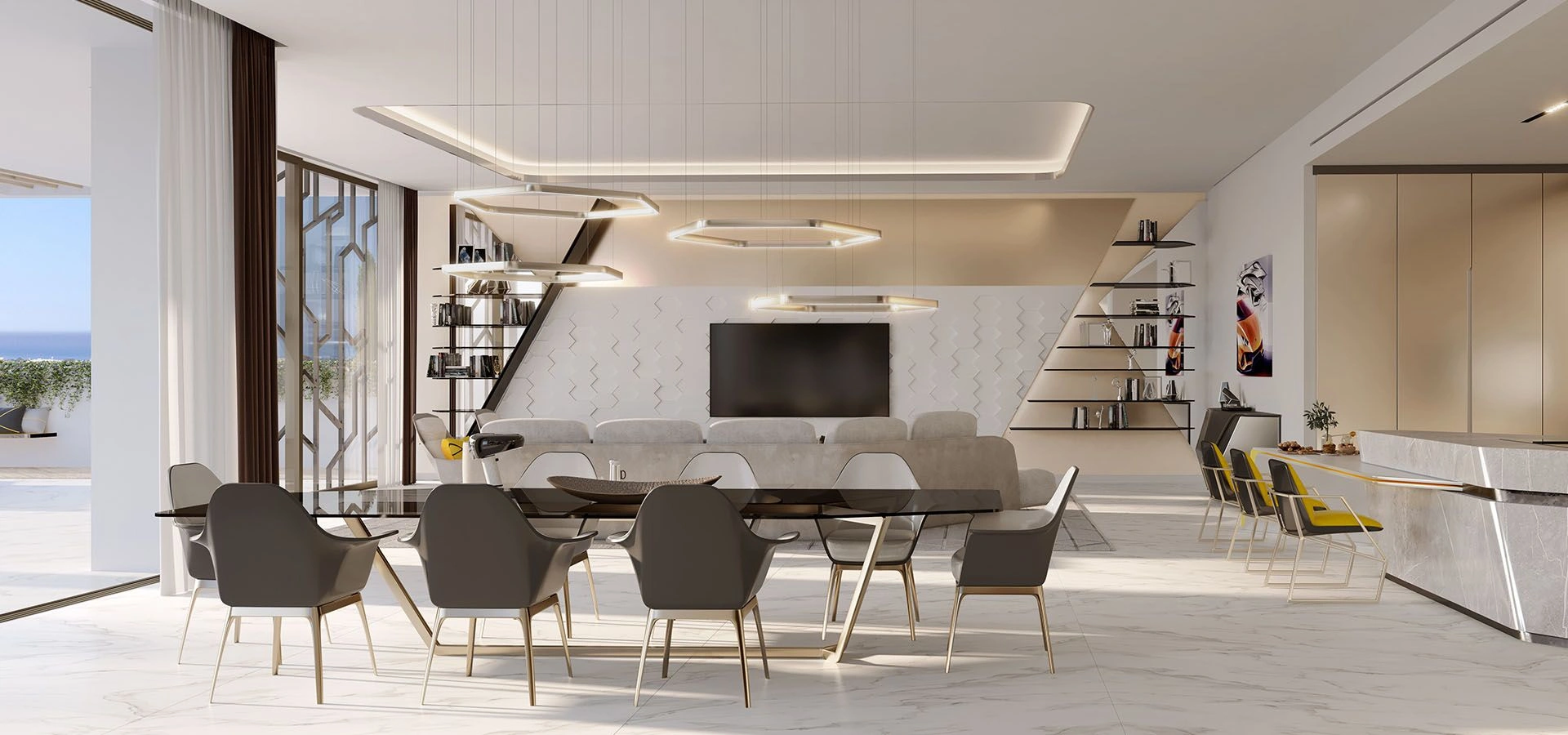 Luxury villa complex in Benahavis of Costa del Sol