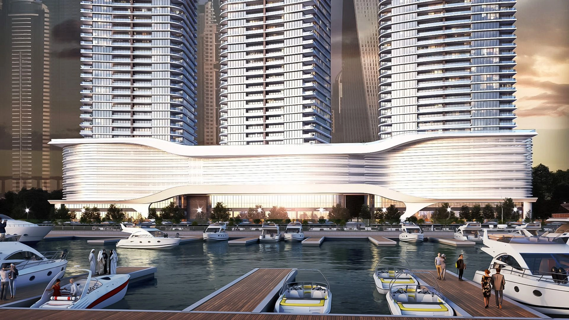 New luxury project in Dubai on the Persian Gulf coast