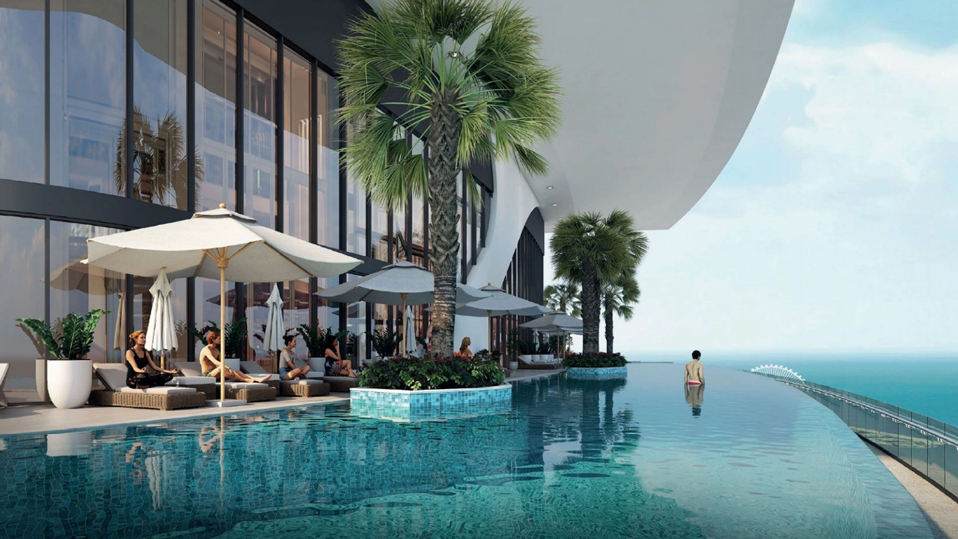 New luxury project in Dubai on the Persian Gulf coast