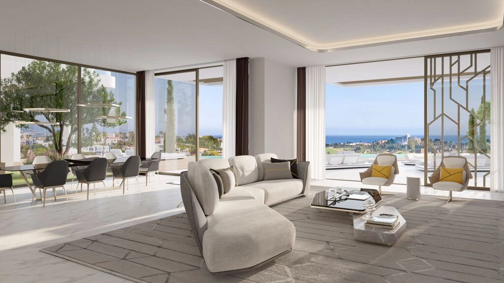 Luxury villa complex in Benahavis of Costa del Sol