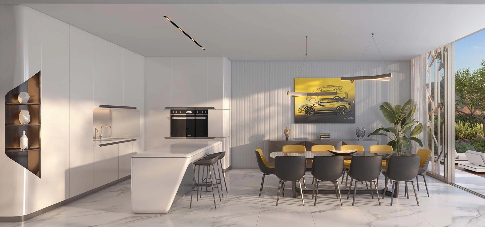 Luxury villa complex in Benahavis of Costa del Sol