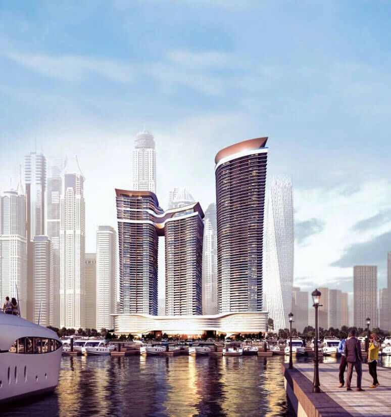 New luxury project in Dubai on the Persian Gulf coast