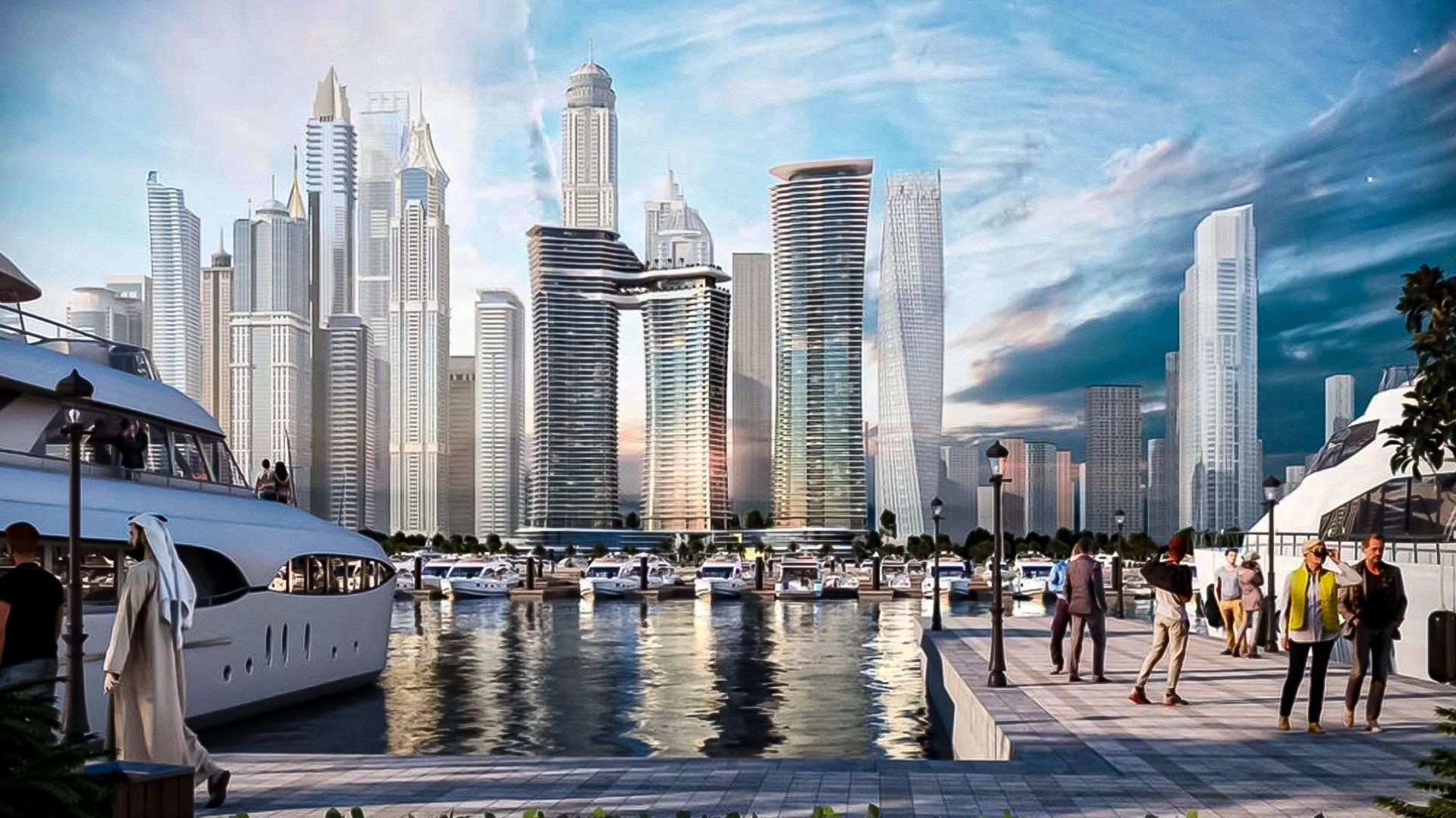 New luxury project in Dubai on the Persian Gulf coast