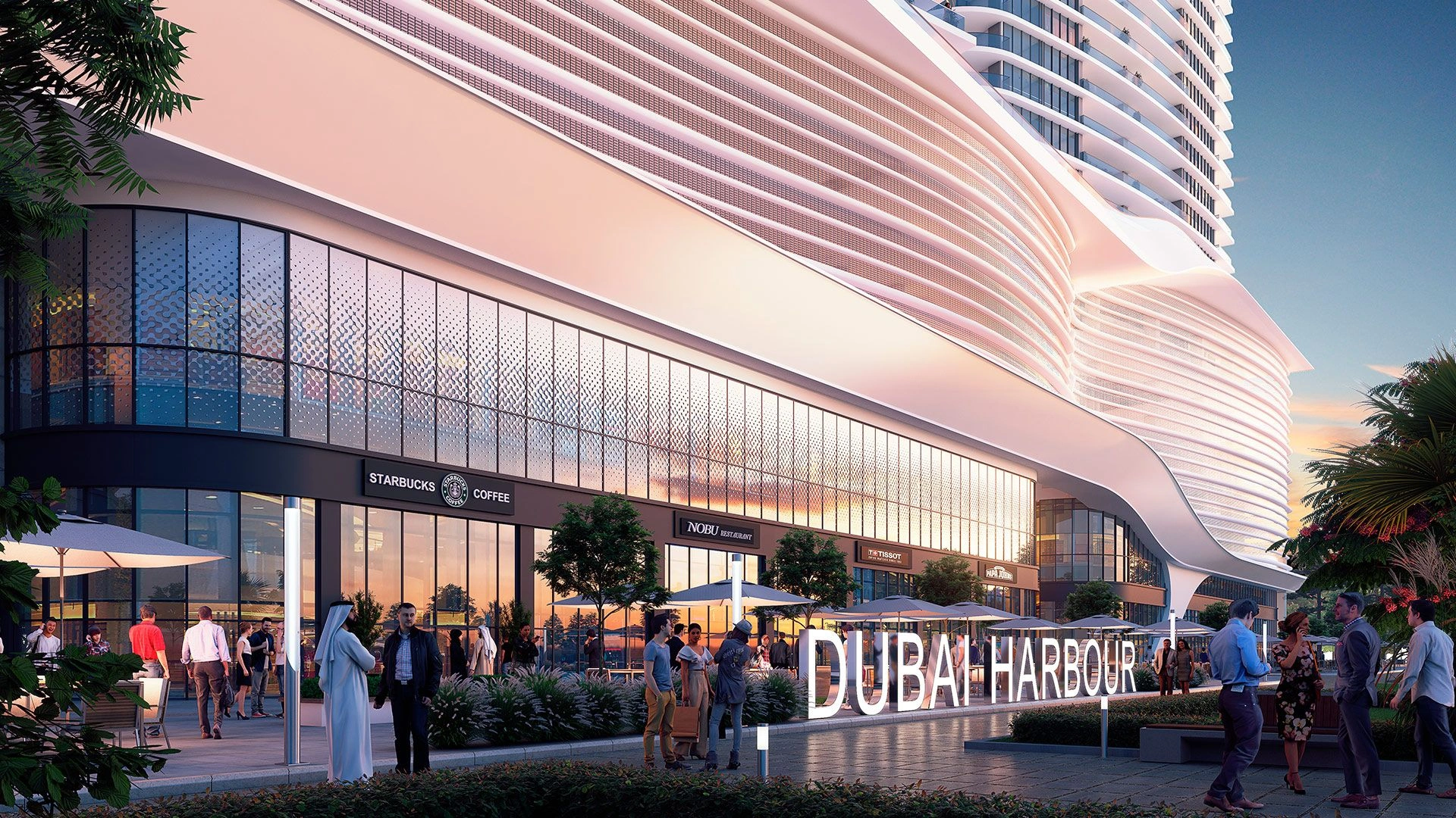 New luxury project in Dubai on the Persian Gulf coast