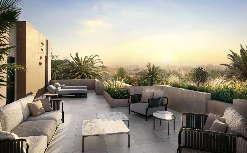 Complejo de villas de lujo en la zona de Riad, Arabia Saudita