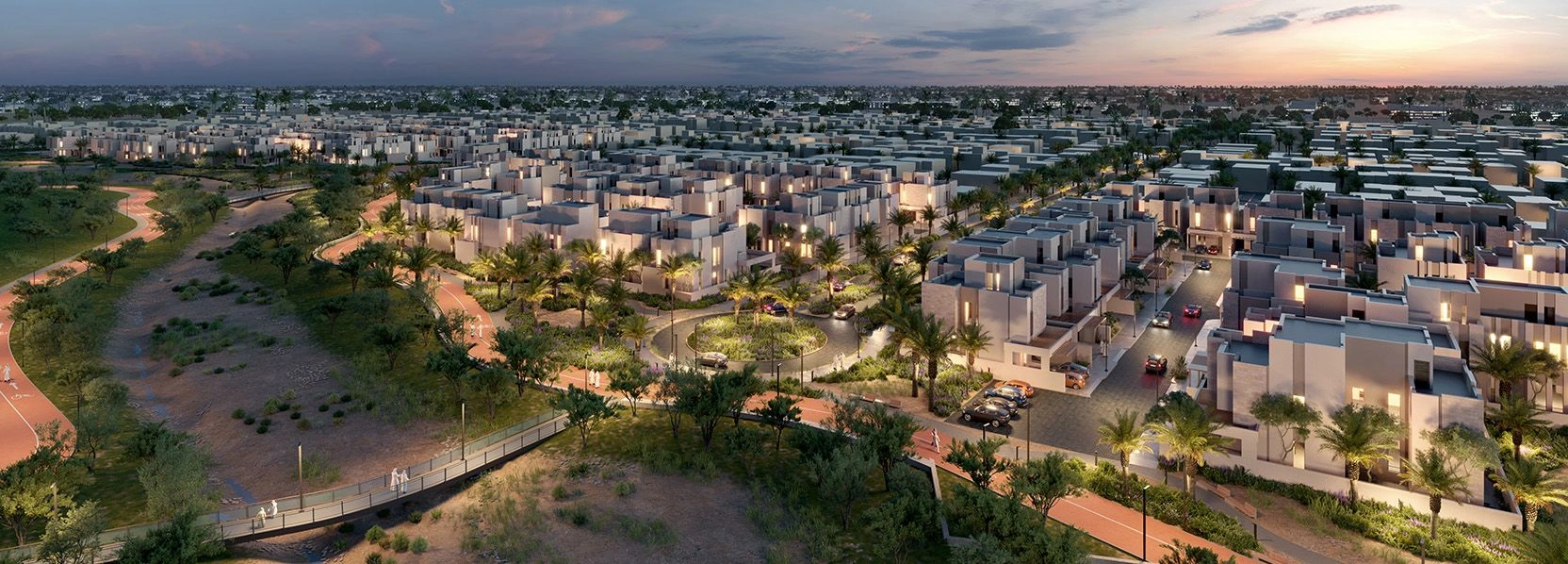 Complejo de villas de lujo en la zona de Riad, Arabia Saudita