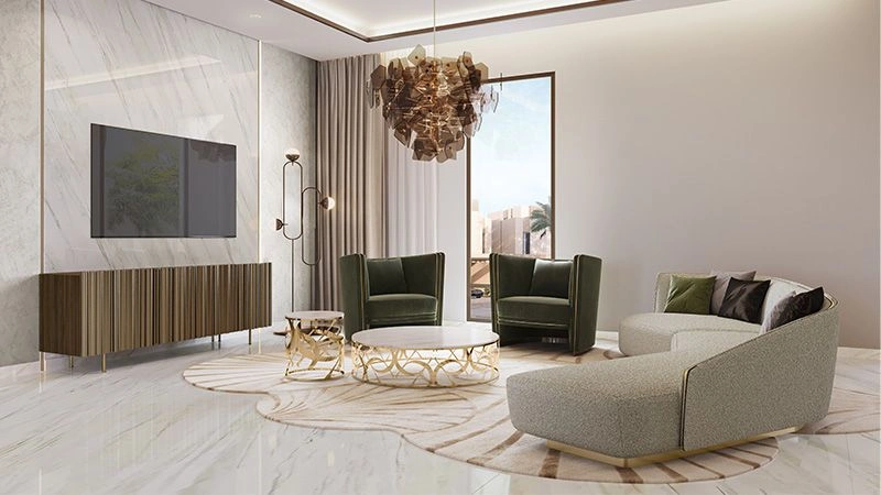 Complejo de villas de lujo en la zona de Riad, Arabia Saudita