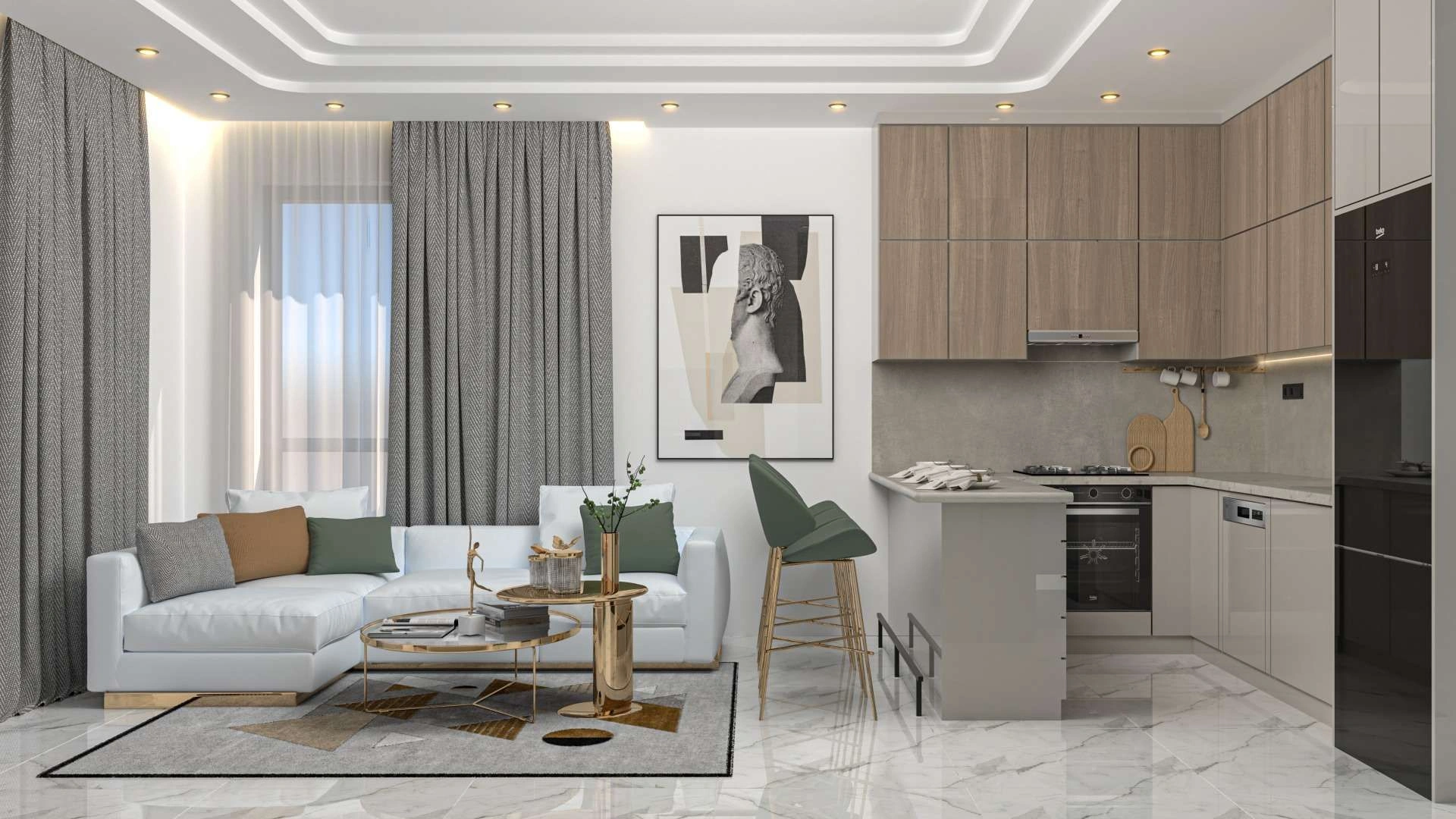 Complex with full infrastructure in Payallar Alanya