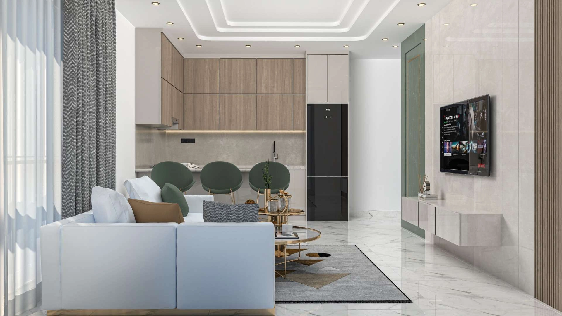 Complex with full infrastructure in Payallar Alanya