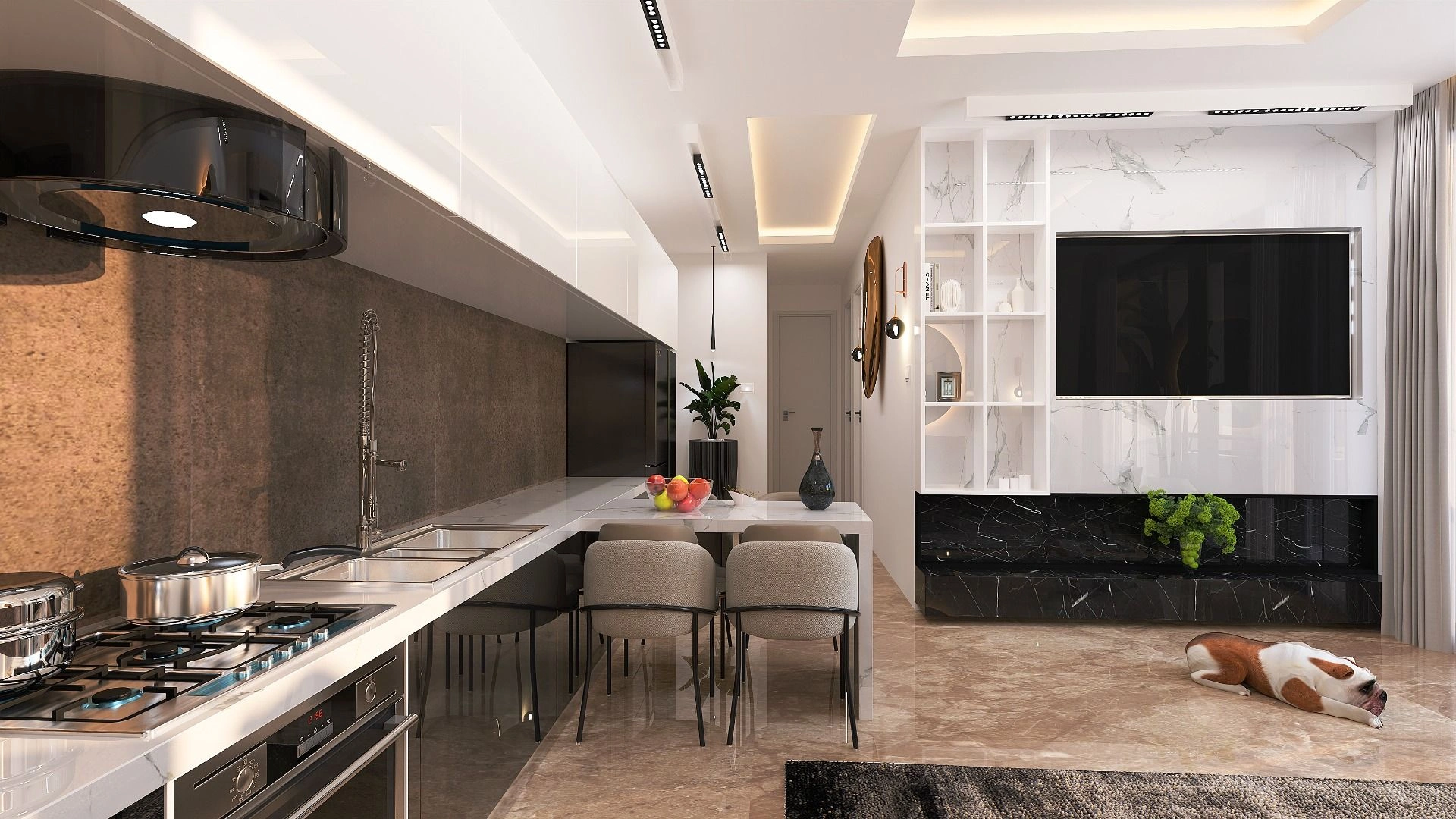 New luxury property in Iskele, 500 meters from Long Beach