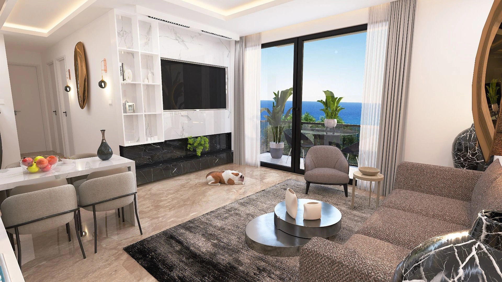 New luxury property in Iskele, 500 meters from Long Beach