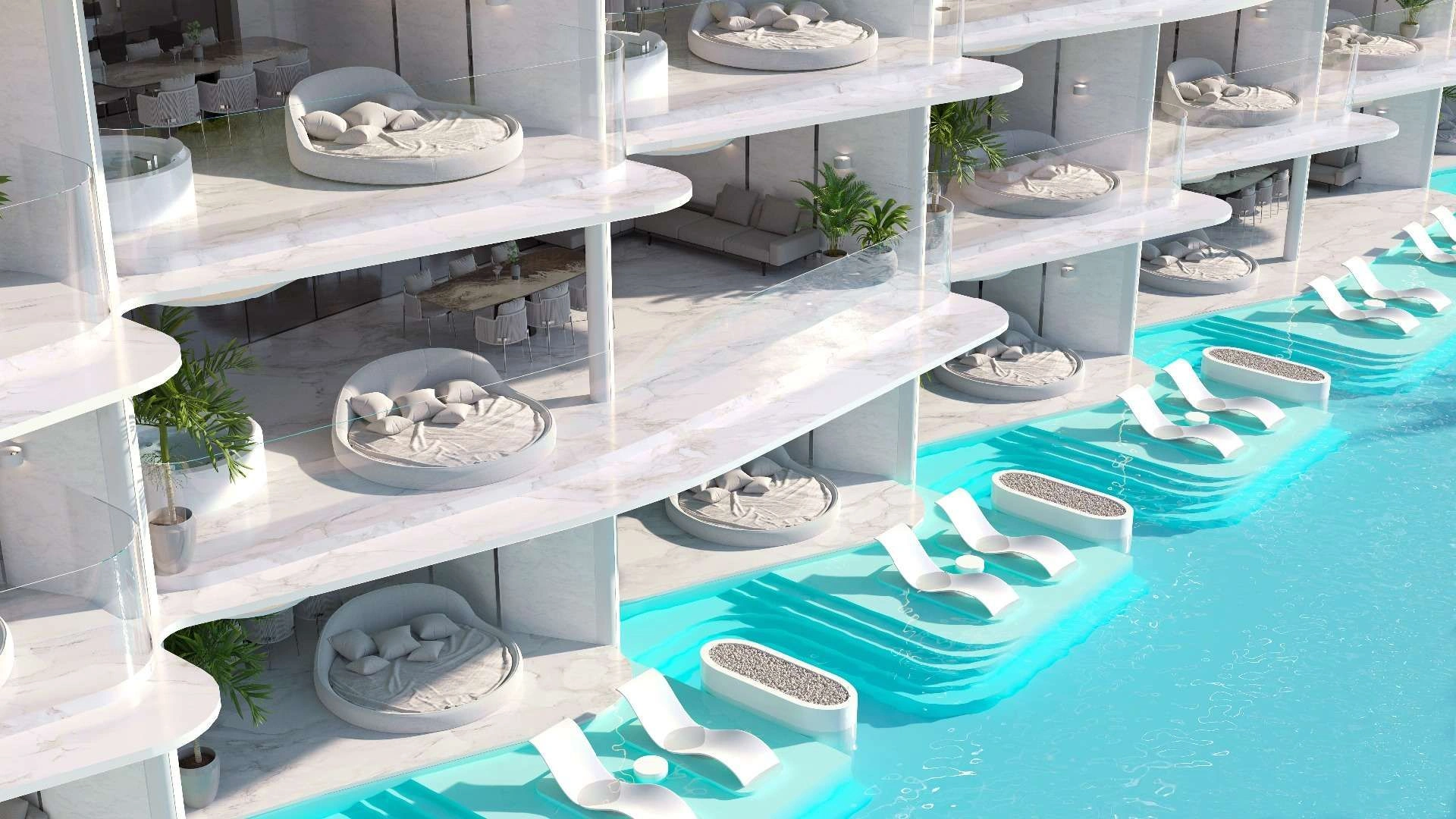 Hindistan Cevizi Okyanusu'ndaki kulüp daire kompleksi