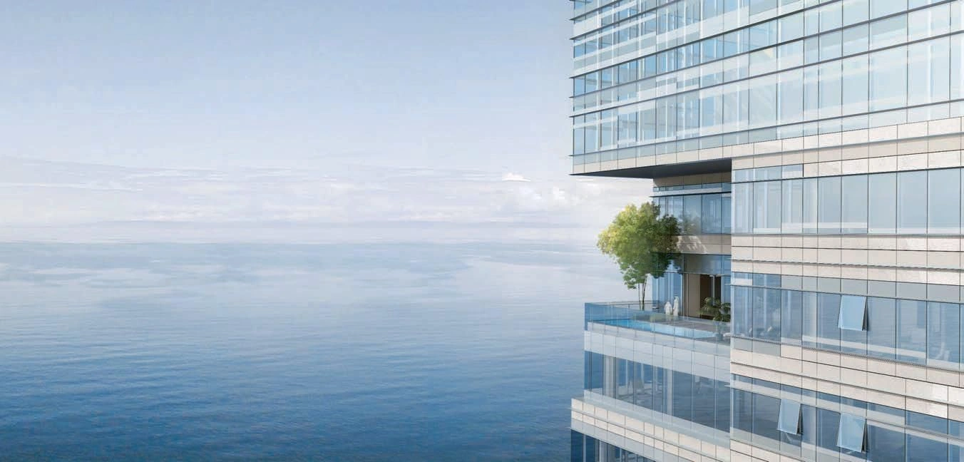 New high-rise residence with swimming pools and gardens, Jeddah, Saudi Arabia