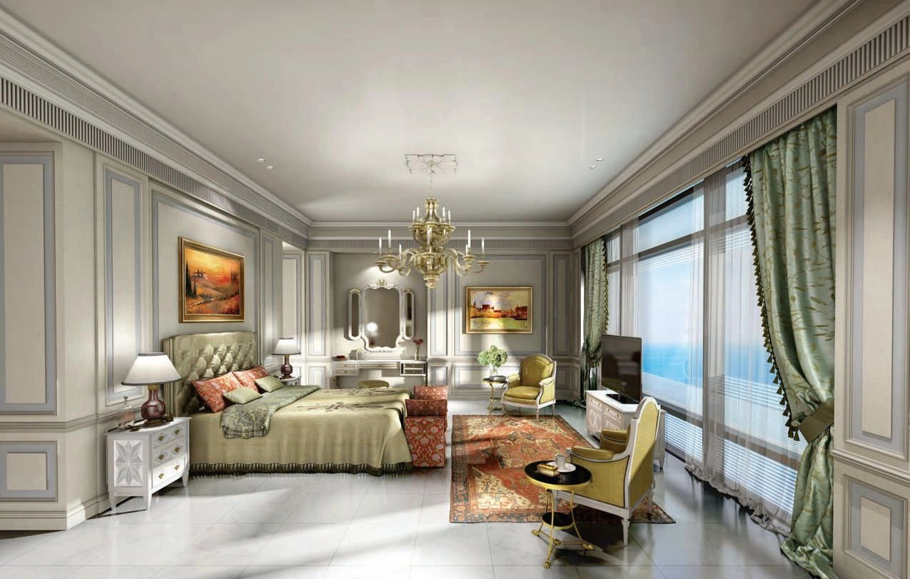 New high-rise residence with swimming pools and gardens, Jeddah, Saudi Arabia