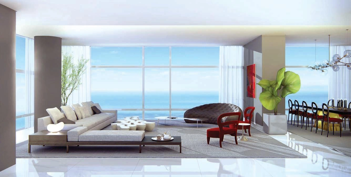 New high-rise residence with swimming pools and gardens, Jeddah, Saudi Arabia