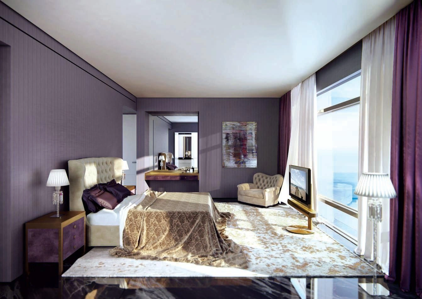 New high-rise residence with swimming pools and gardens, Jeddah, Saudi Arabia