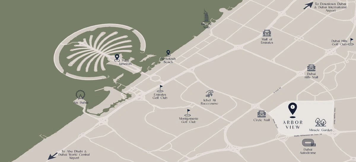 Exclusive property in quiet green area of Arjan, UAE