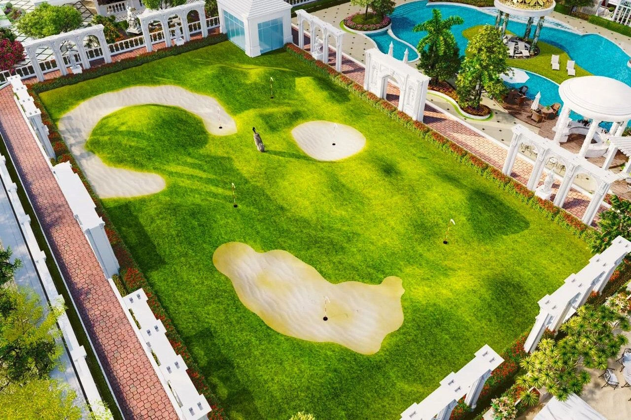 Luxurious property in the quiet green Arjan area of Dubai