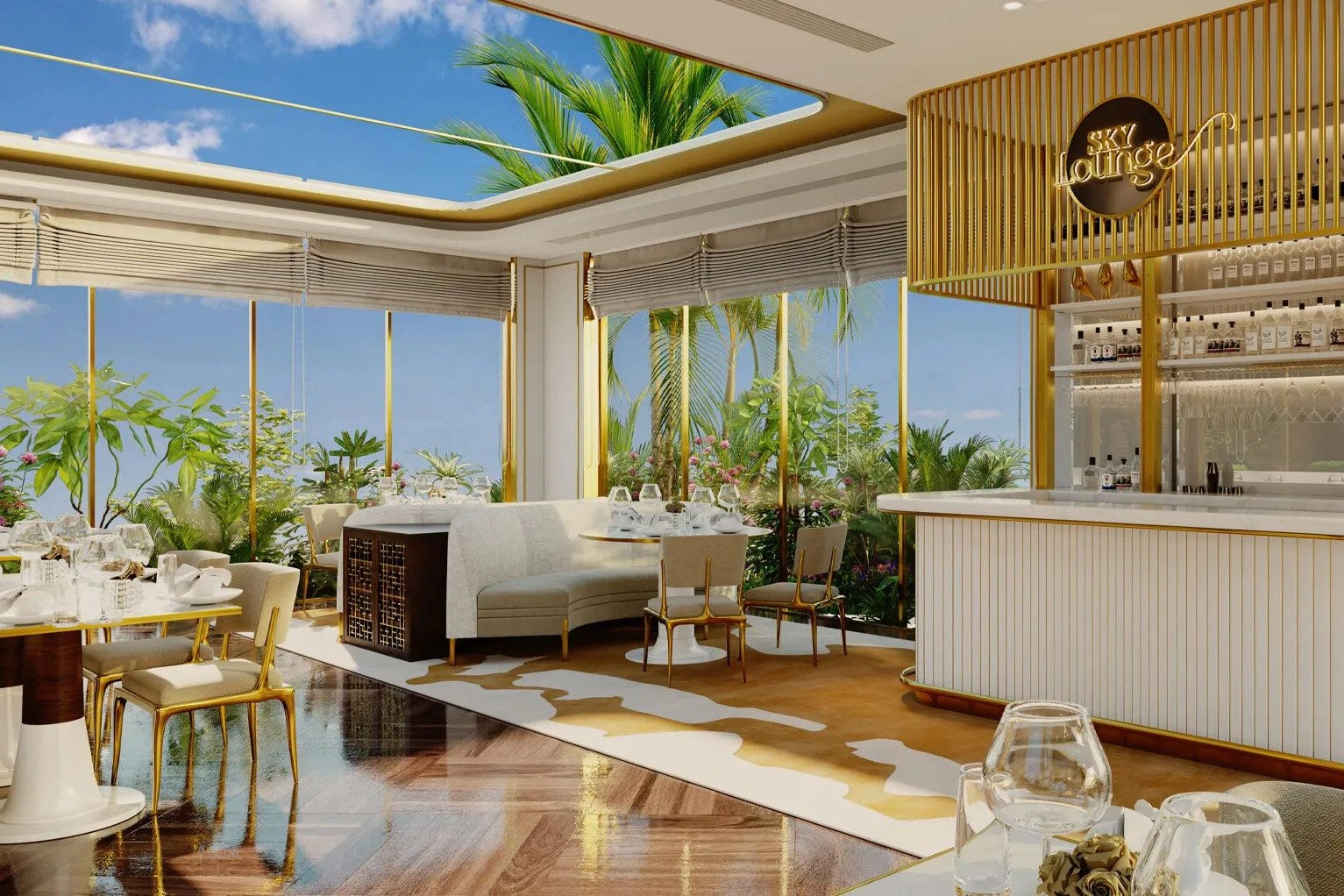 Luxurious property in the quiet green Arjan area of Dubai