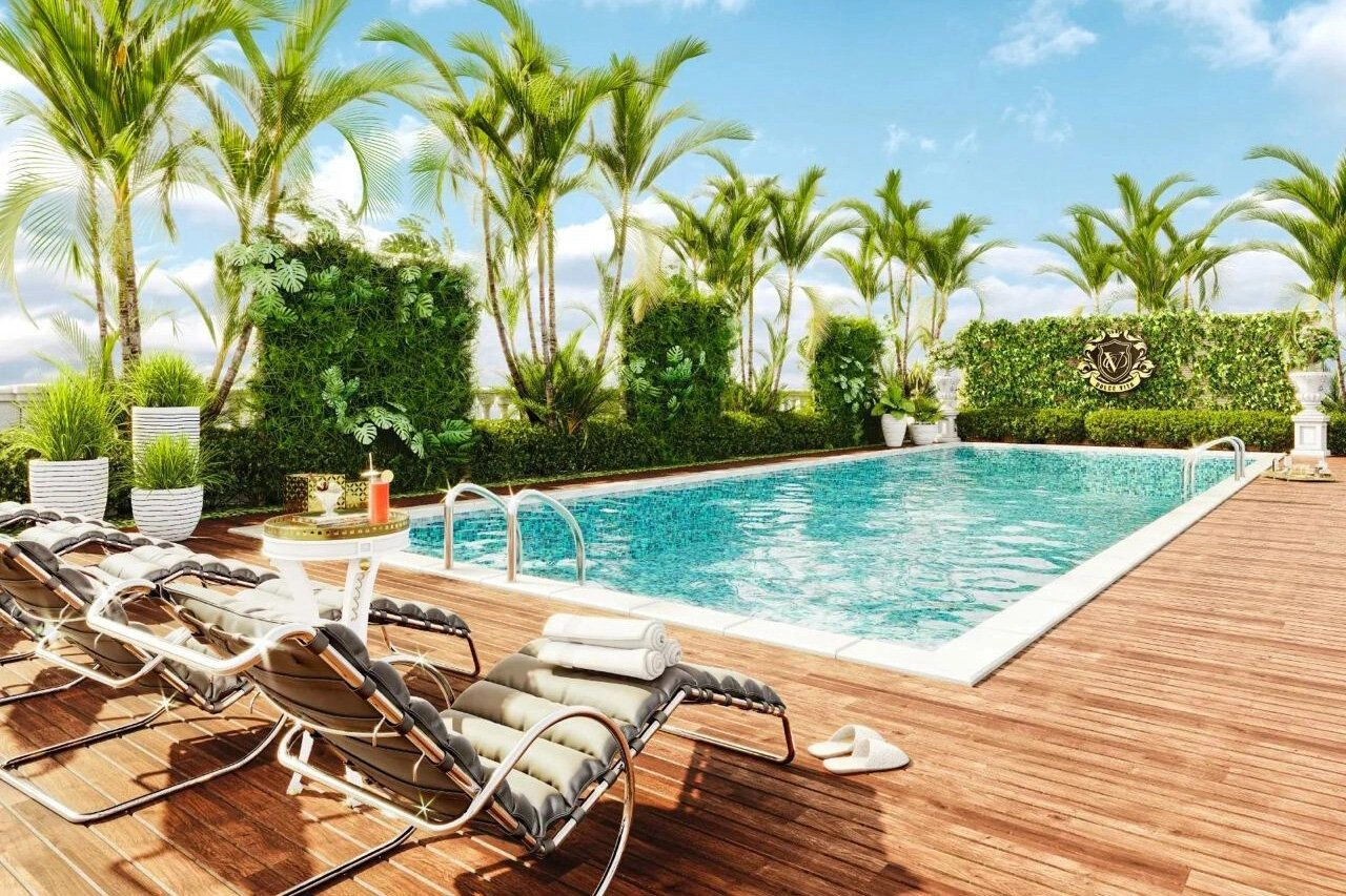 Luxurious property in the quiet green Arjan area of Dubai