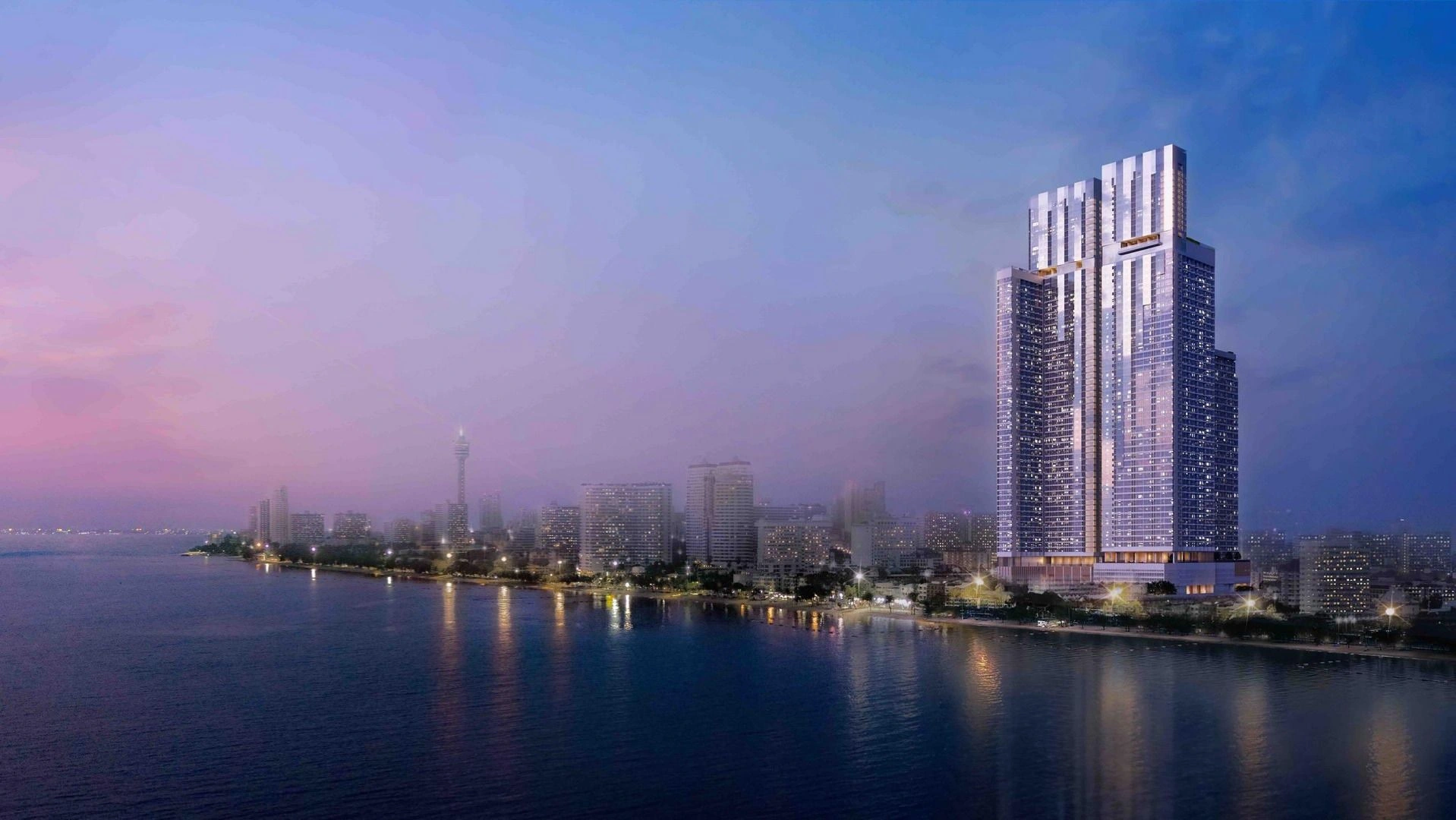 Technological project in Jomtien beach of Pattaya, Thailand