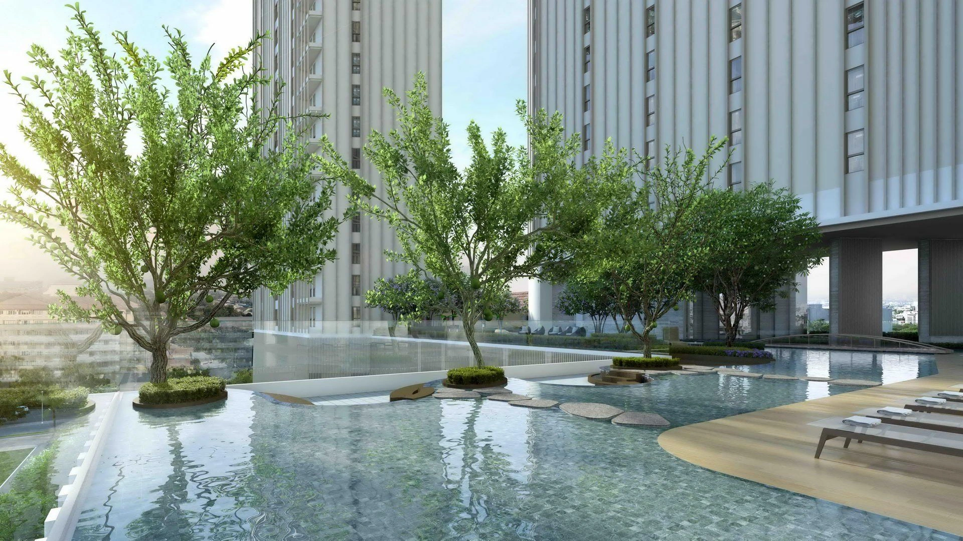 Technological project in Jomtien beach of Pattaya, Thailand