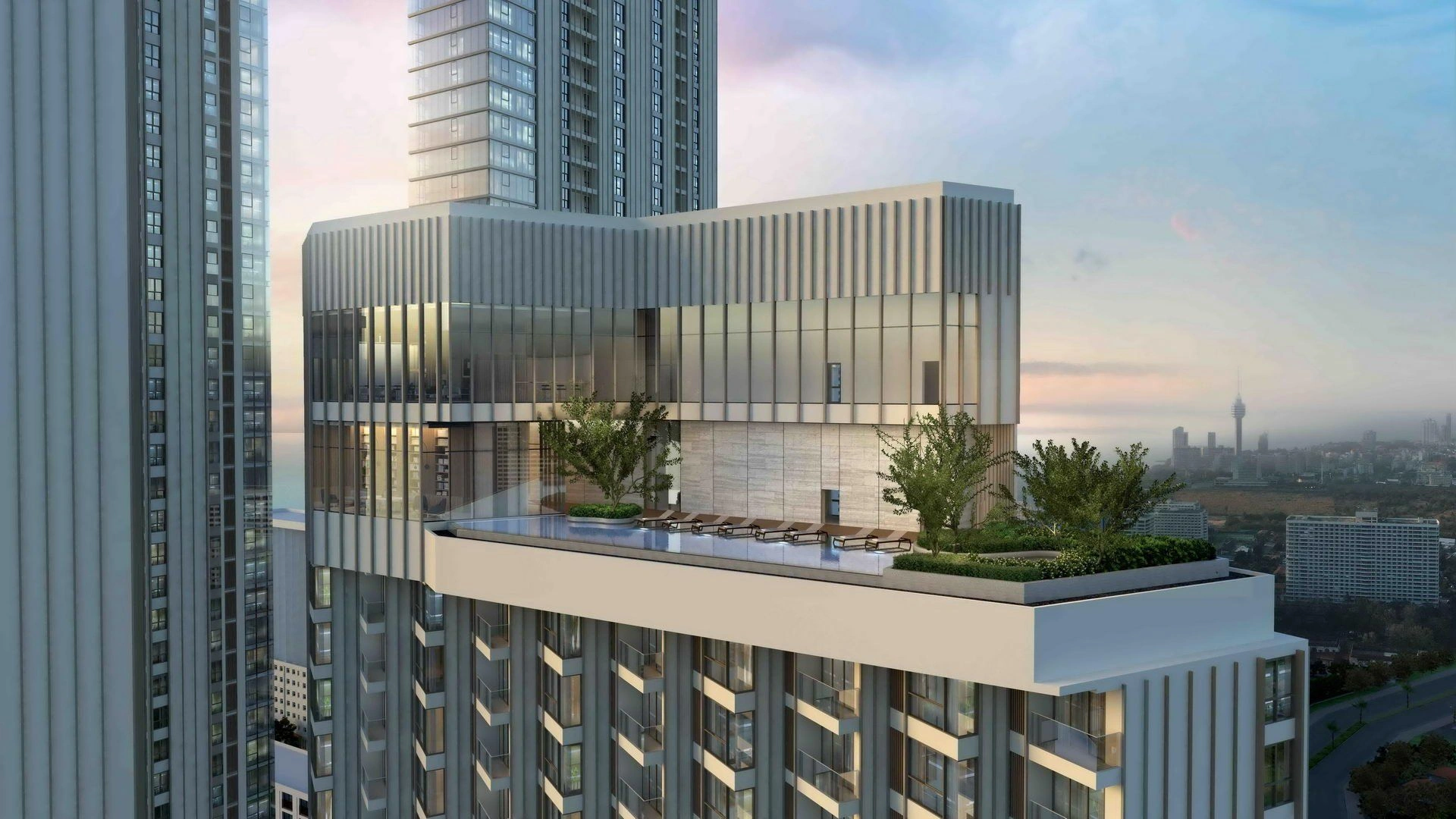 Technological project in Jomtien beach of Pattaya, Thailand