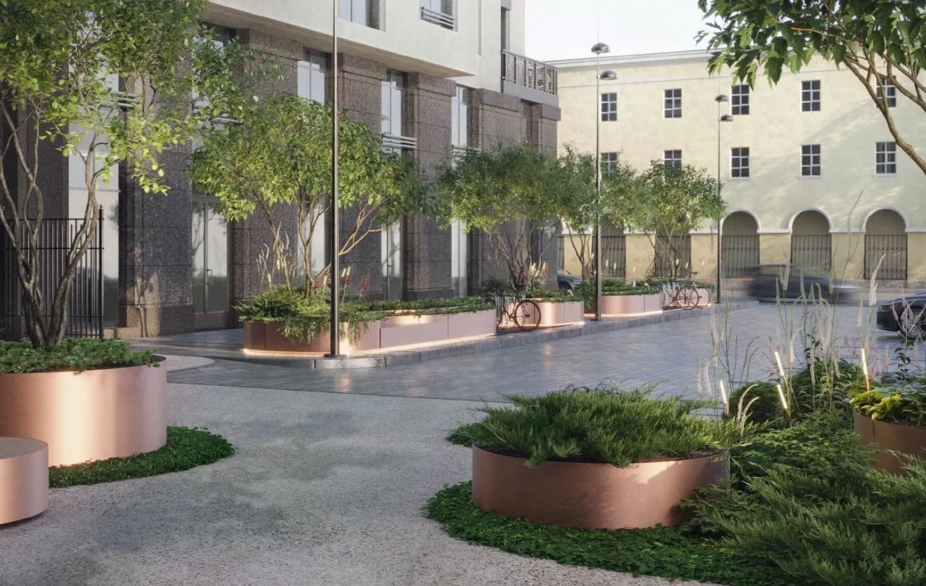 Projet de club moderne pour 113 appartements