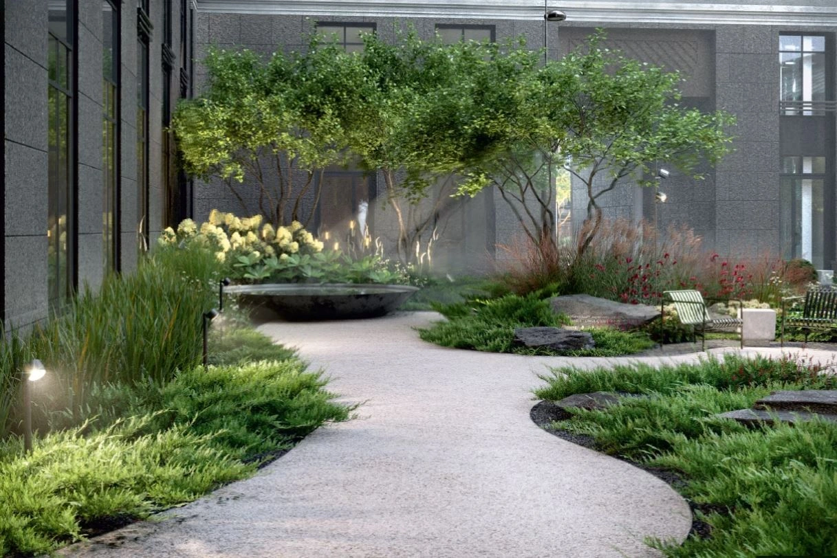 Projet de club moderne pour 113 appartements