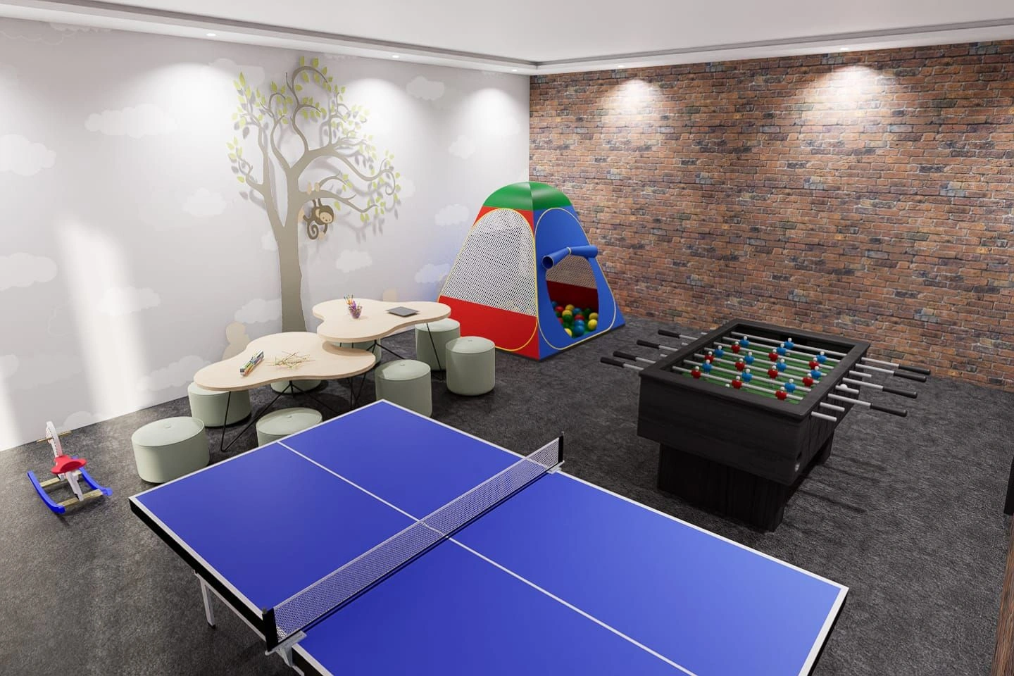 Stylish residential complex in Alanya of Turkey