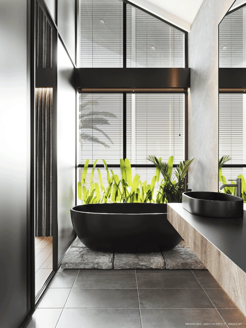 Chic complex of 44 designer townhouses in Canggu district of Bali