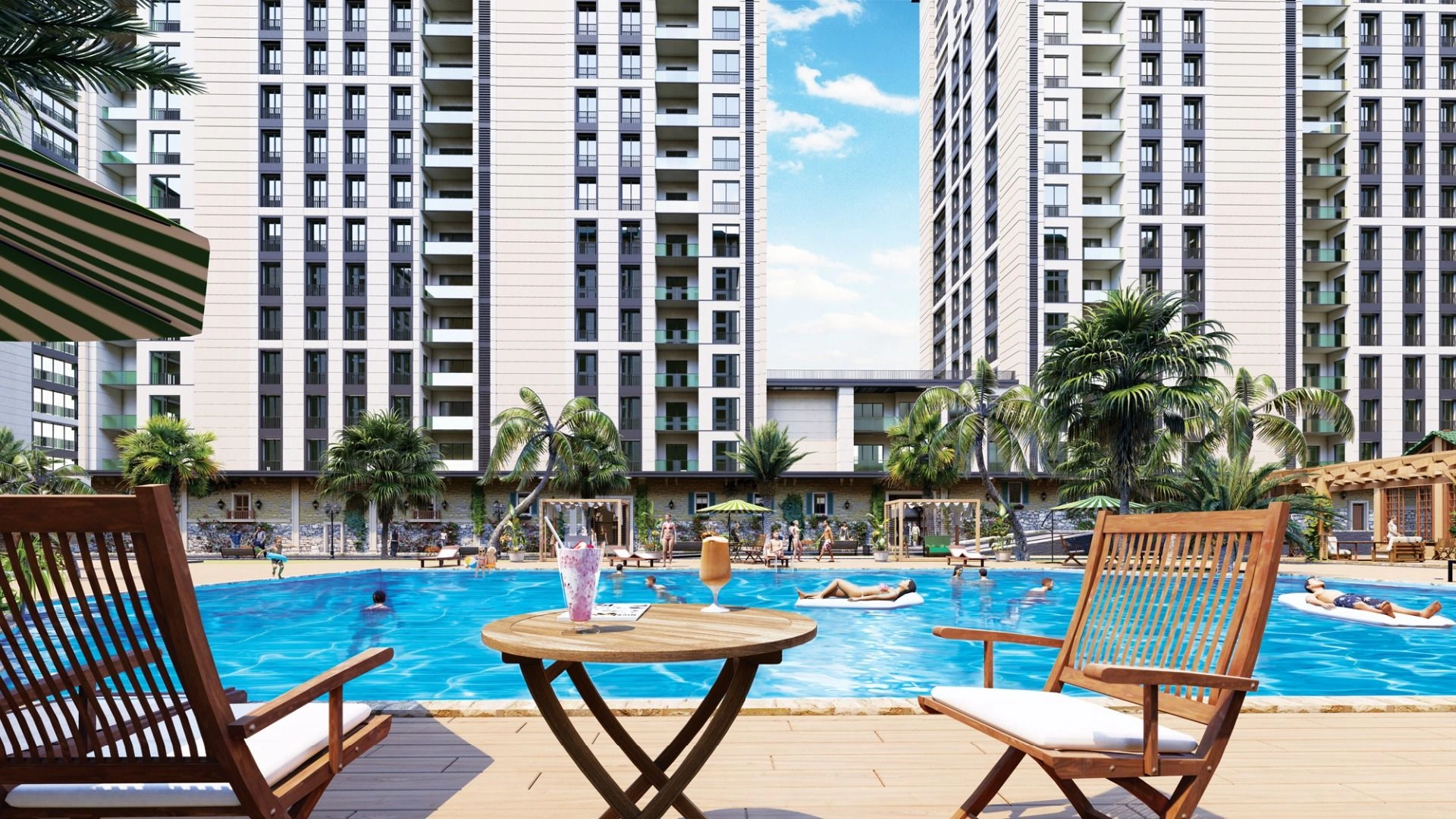 Элитный жилой комплекс в пригороде Стамбула