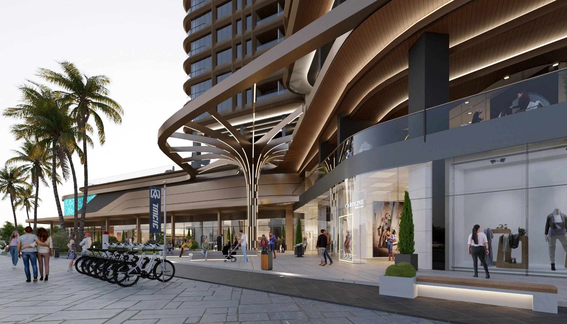 Elite residential complex with sea views in Izmir