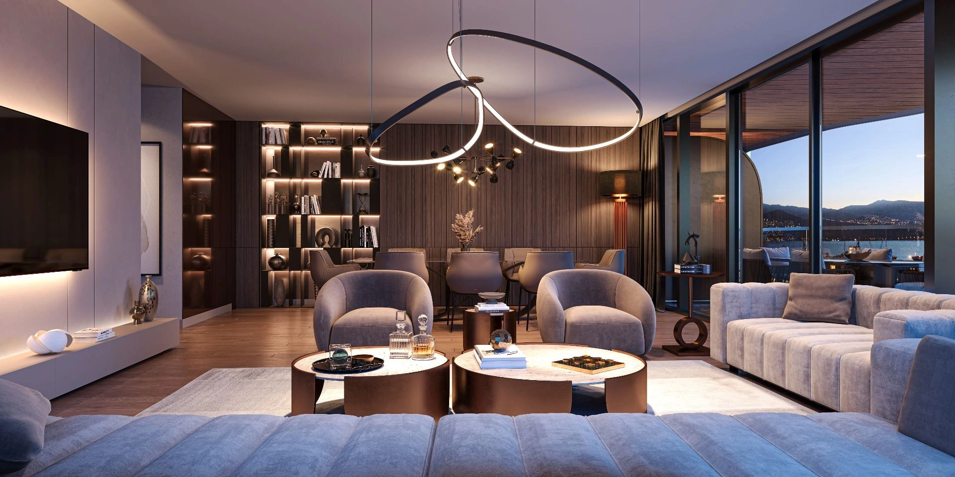 Elite residential complex with sea views in Izmir