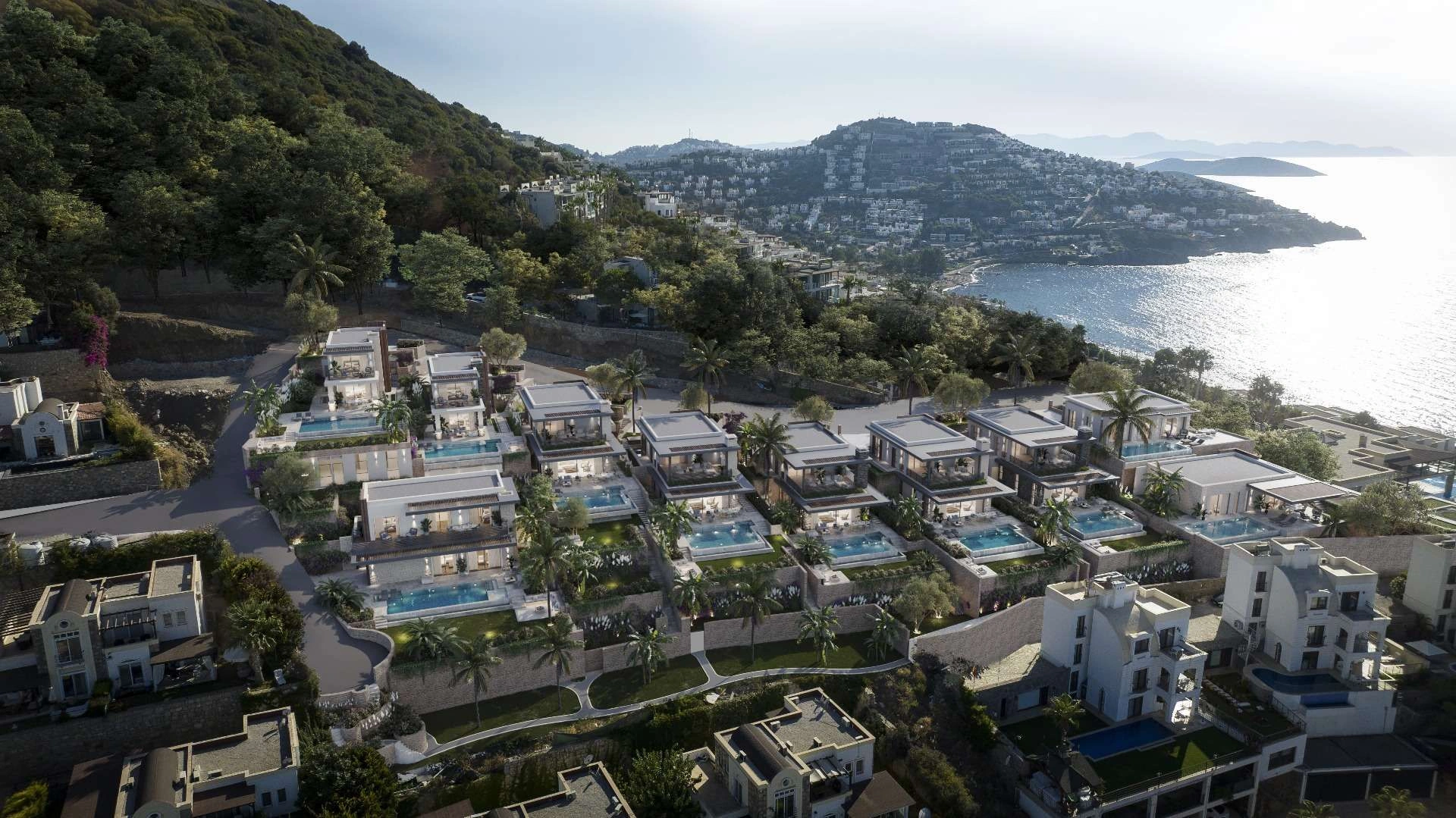 Ege Denizi'ne yakın Bodrum'da lüks proje