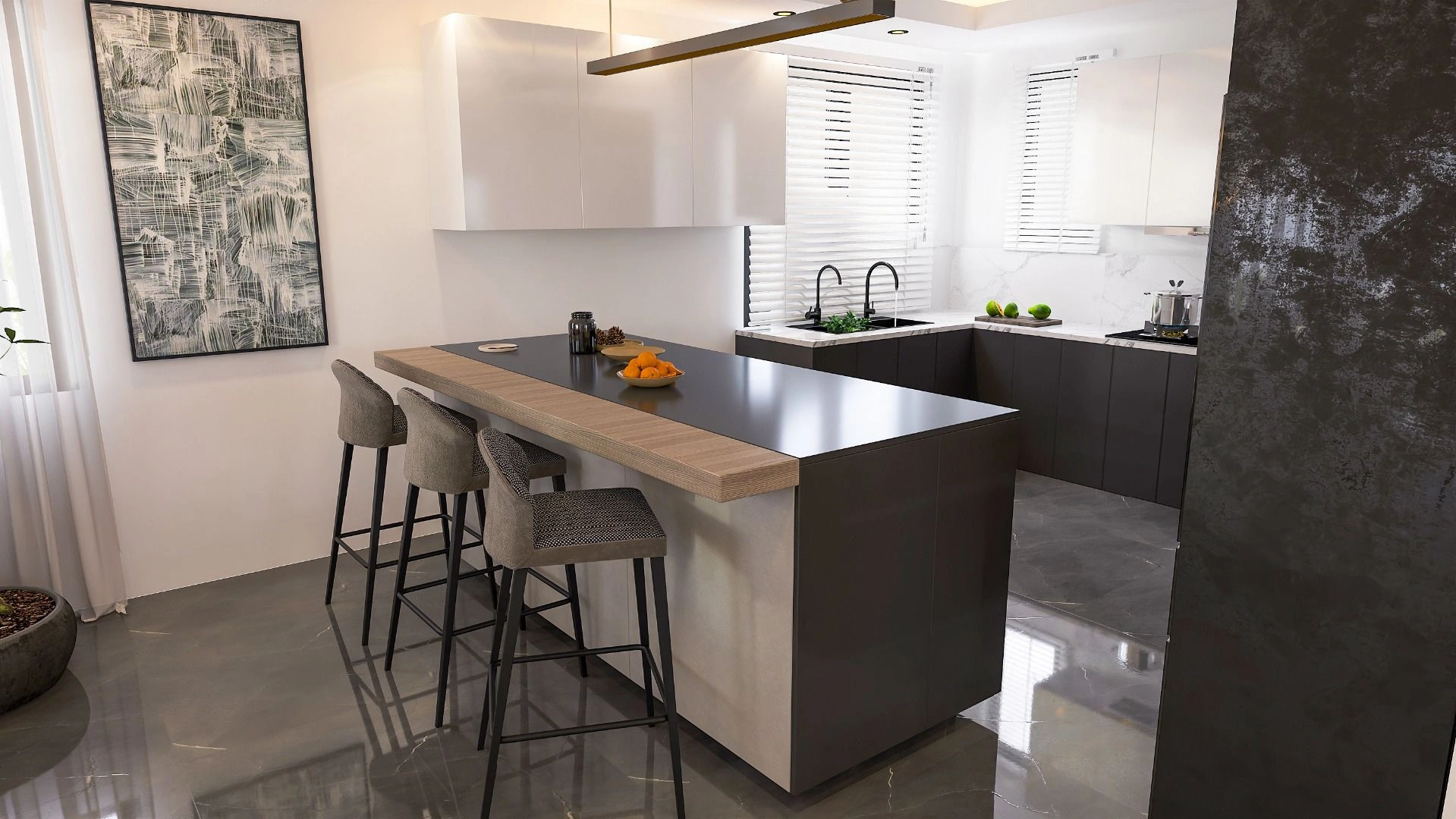 مجمع سكني فريد بمسبح خارجي في شمال قبرص