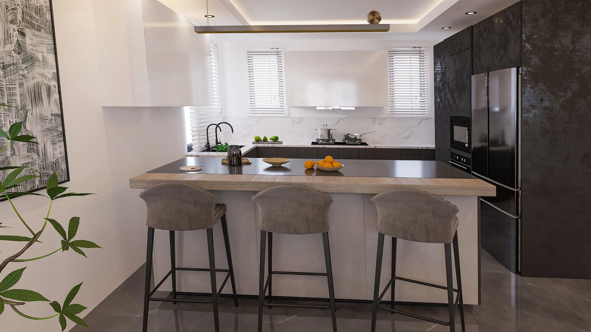 مجمع سكني فريد بمسبح خارجي في شمال قبرص