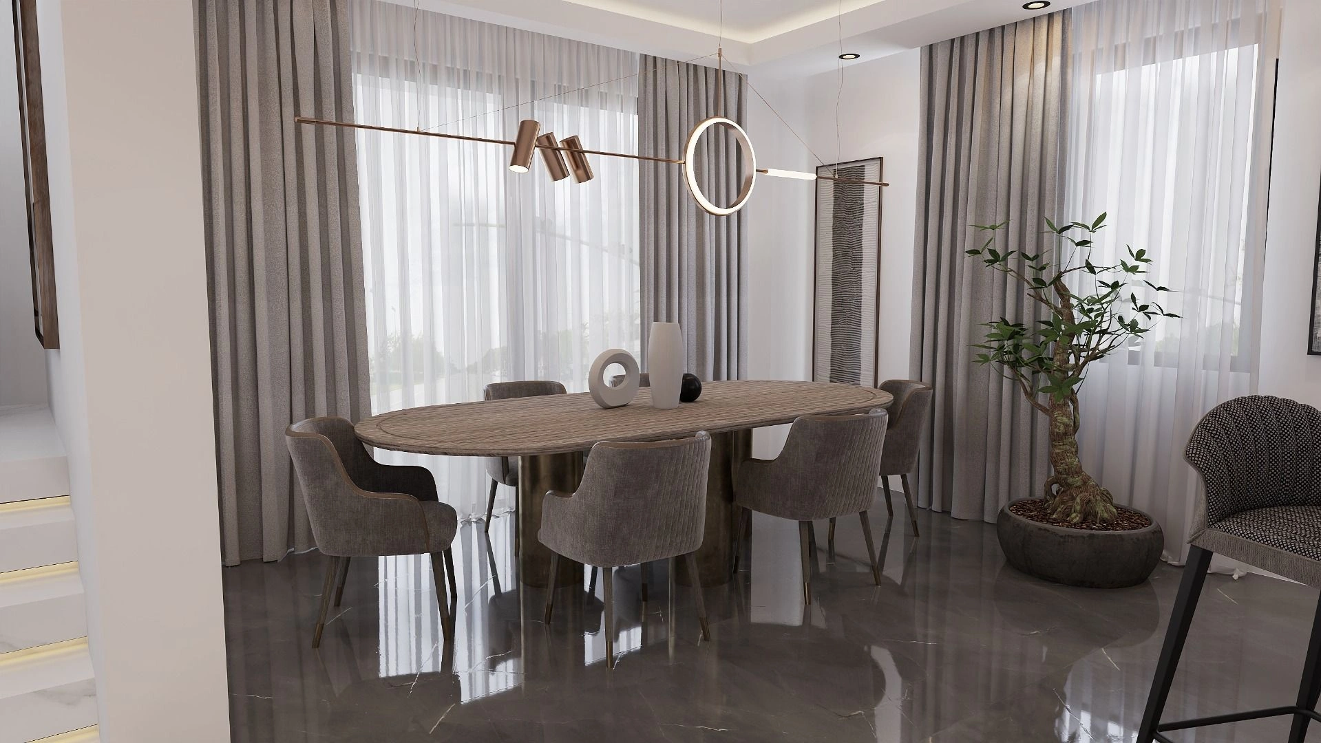 مجمع سكني فريد بمسبح خارجي في شمال قبرص