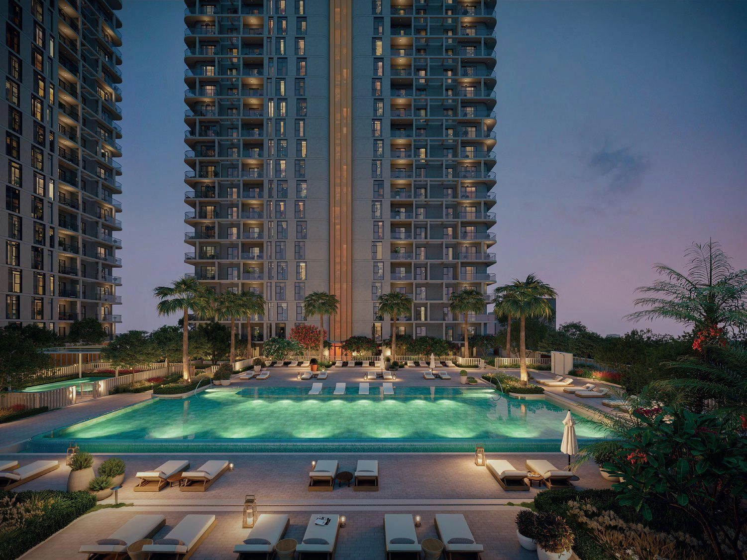 Nouvelle résidence de luxe Cello avec piscines près des autoroutes, dans le prestigieux quartier de JVC, Dubaï, Émirats Arabes Unis