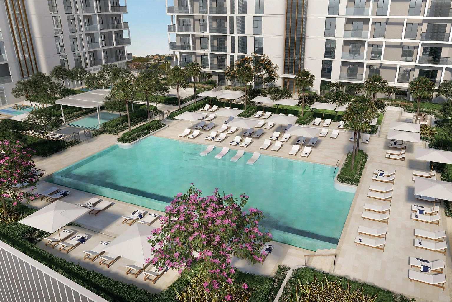 Nouvelle résidence de luxe Cello avec piscines près des autoroutes, dans le prestigieux quartier de JVC, Dubaï, Émirats Arabes Unis