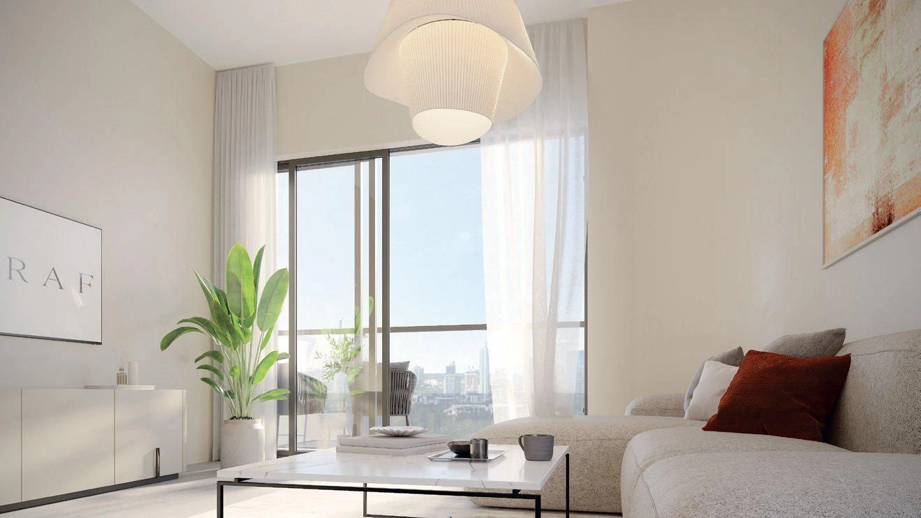 Nouvelle résidence de luxe Cello avec piscines près des autoroutes, dans le prestigieux quartier de JVC, Dubaï, Émirats Arabes Unis