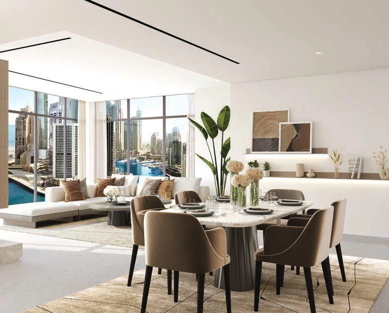 全新滨水住宅 Liv Waterside,配备泳池与水疗中心,位于迪拜码头 (Dubai Marina),迪拜,阿联酋