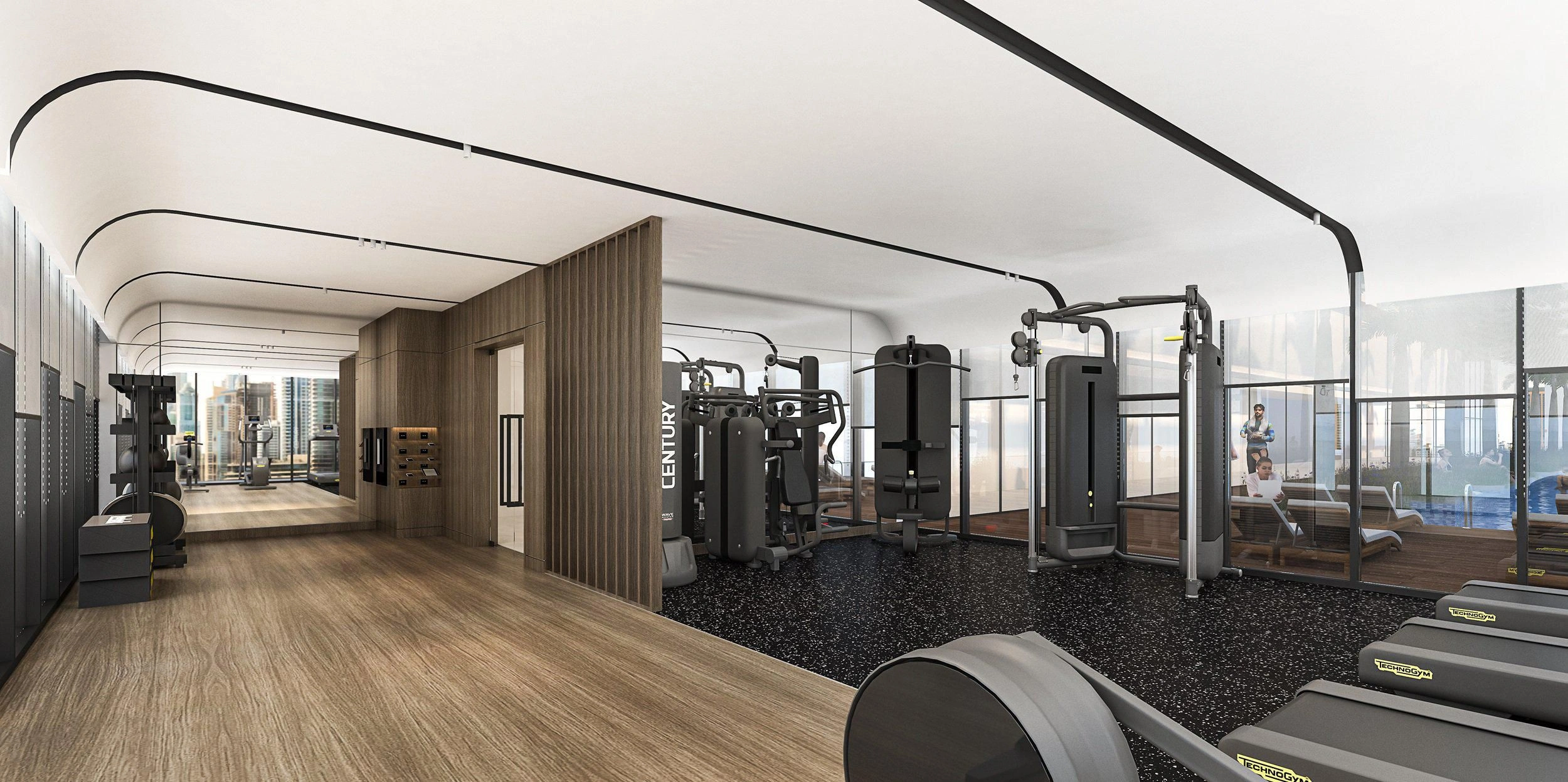 New Vista residence with swimming pool, green areas and cinema, Dubai Sports city, Dubai, UAE