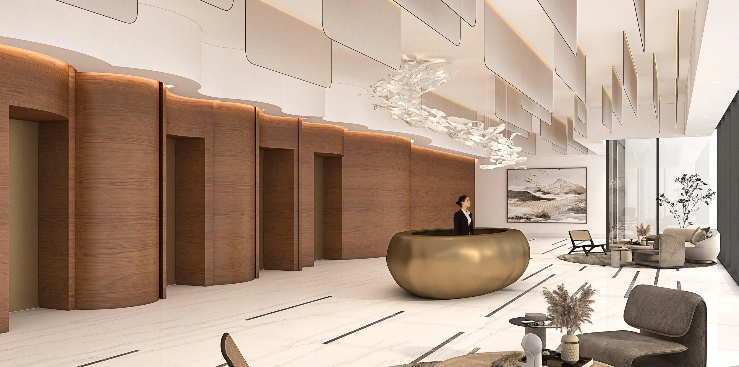 New Vista residence with swimming pool, green areas and cinema, Dubai Sports city, Dubai, UAE