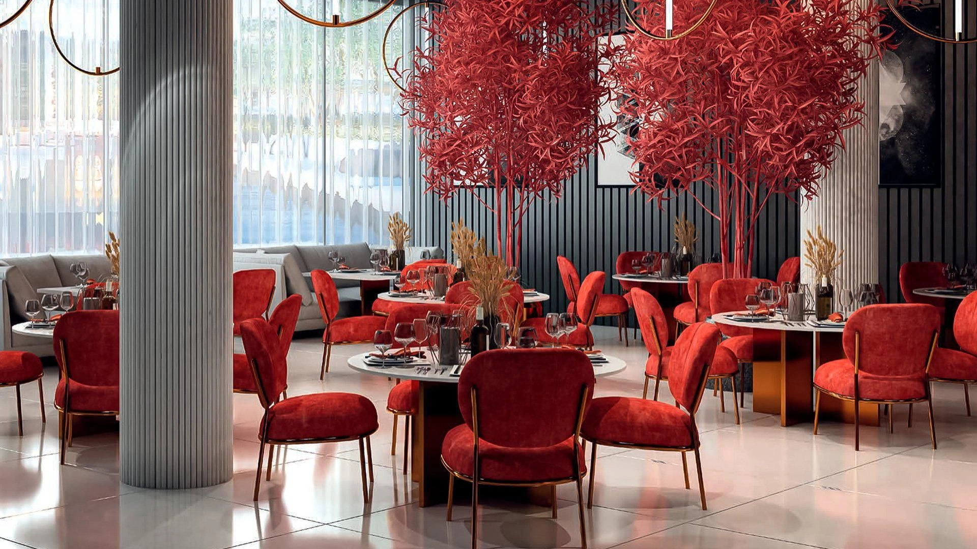 New residence Elitz 3 with swimming pools, business center and mini golf course, JVC, Dubai, UAE