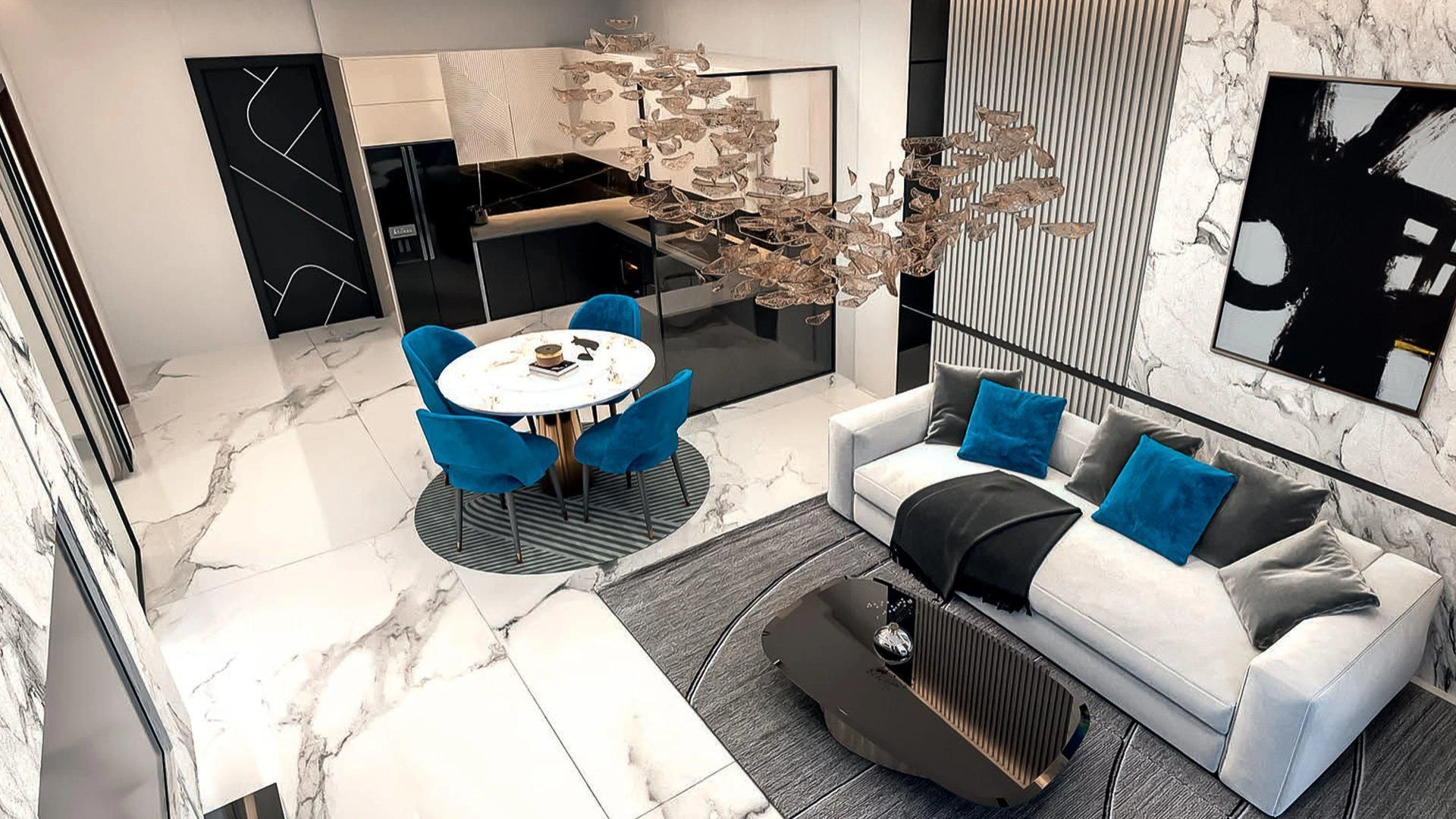 New residence Elitz 3 with swimming pools, business center and mini golf course, JVC, Dubai, UAE